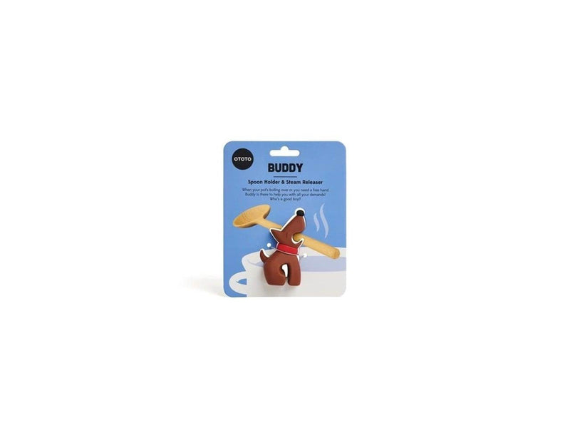Ototo Buddy - Spoon holder & Steam releaser - Brown (OT942)