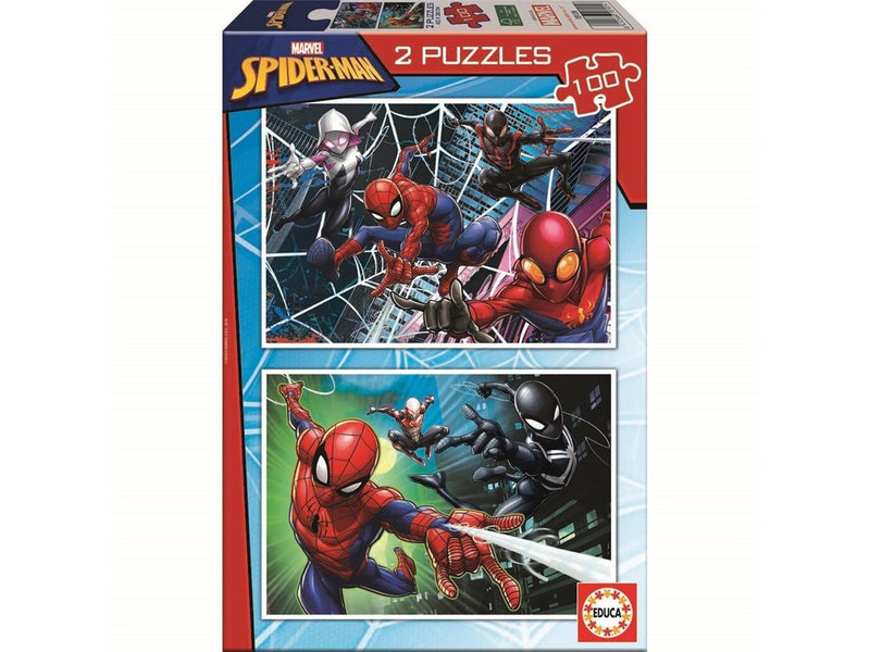 Educa 2x100 Spider-Man Boden