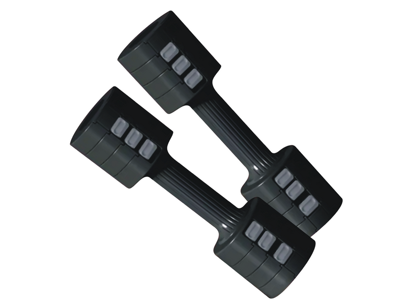 ASG Adjustable Dumbbell Set 5 kg Black