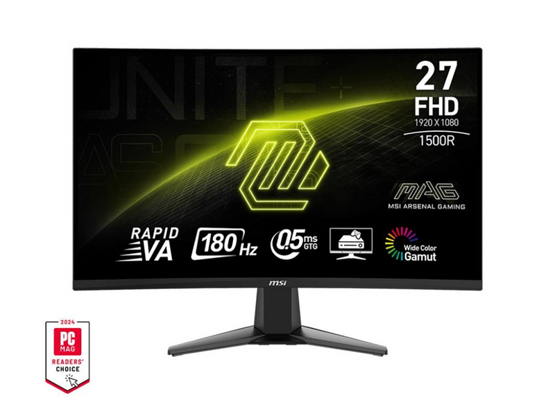 27" MSI MAG 27C6F - 1920x1080 - 180Hz - Rapid VA