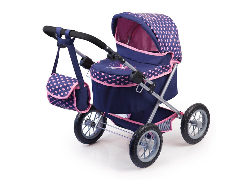 Bayer Design Doll's Pram Trendy - Navy (13052AA)