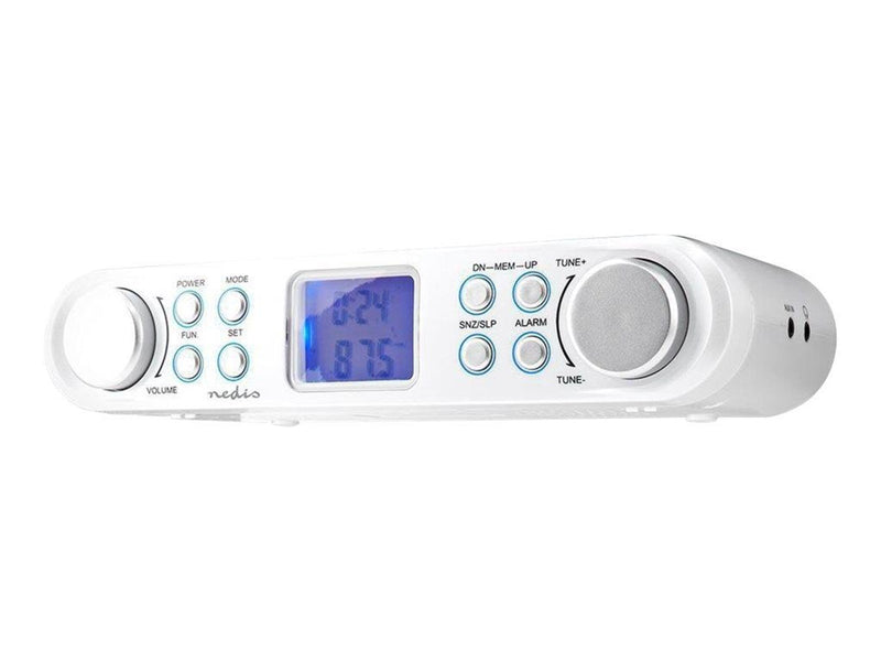 Nedis RDFM4000WT - clock radio - FM - Stereo