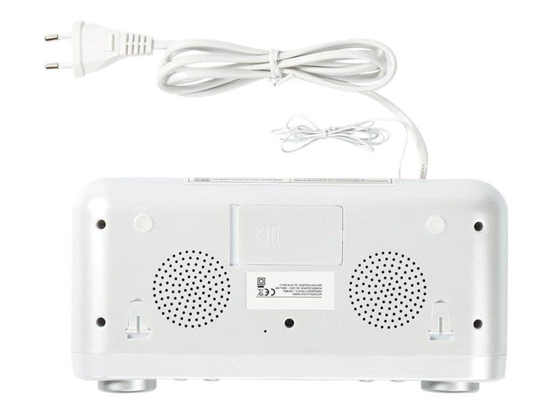 Nedis RDFM4000WT - clock radio - FM - Stereo