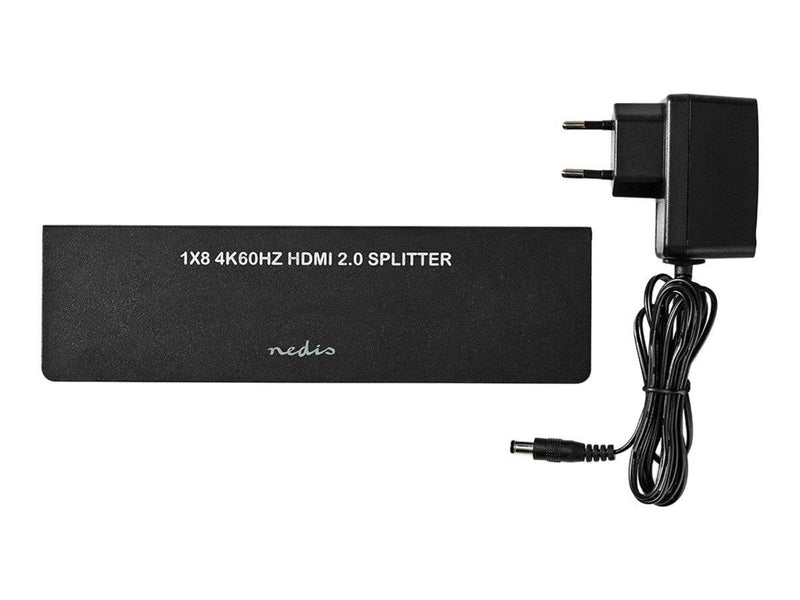 Nedis VSPL3478AT - video/audio splitter - 8 ports