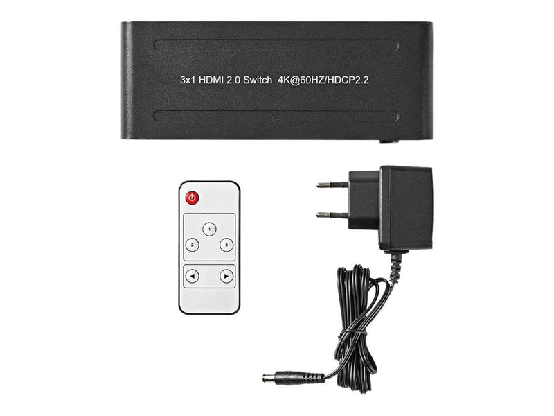Nedis VSWI3473AT - video/audio switch - 3 ports