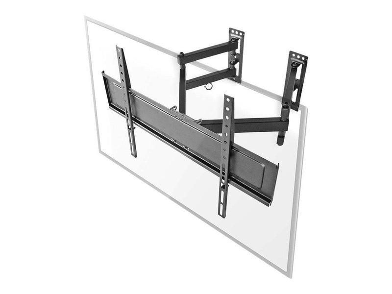 Nedis mounting kit - full-motion - for LCD TV - black 40 kg 70" 100 x 100 mm