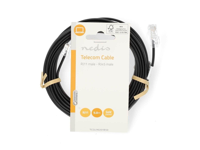 Nedis TCGL90201B50 telephone cable
