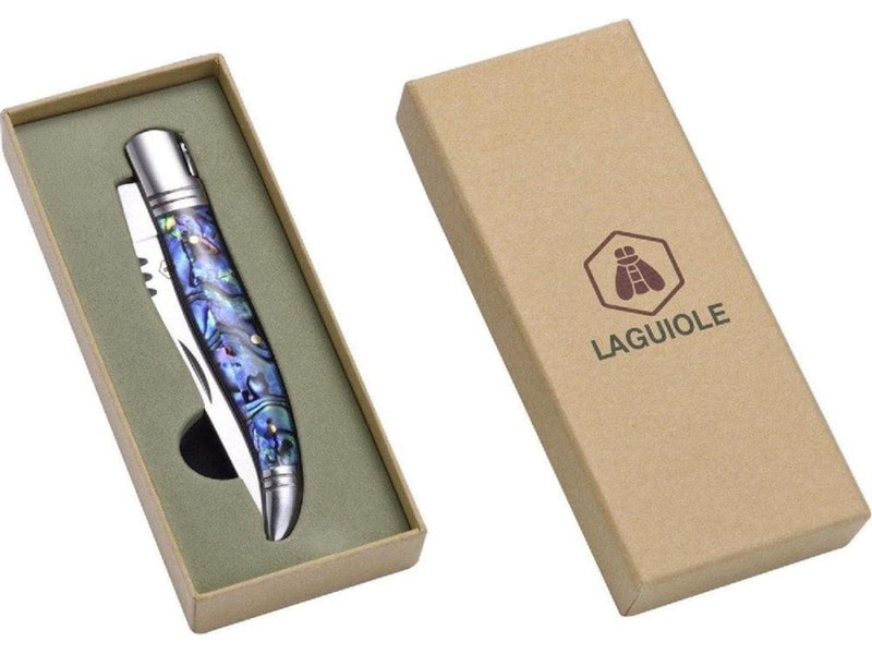 Laguiole Knife "Mother Pearl" foldable