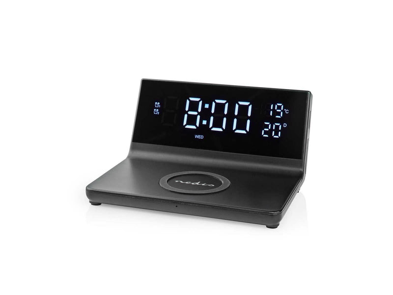 Nedis Alarm clock with wireless charging
