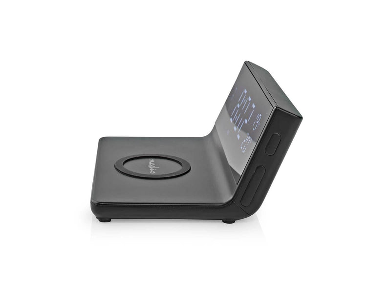Nedis Alarm clock with wireless charging
