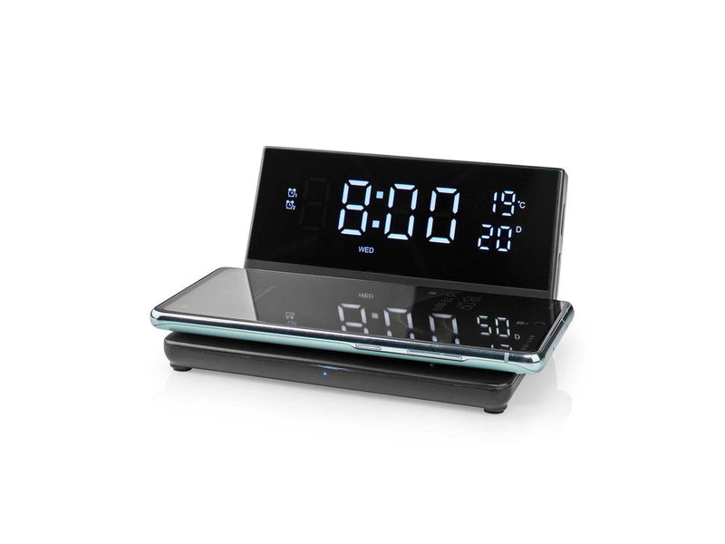 Nedis Alarm clock with wireless charging