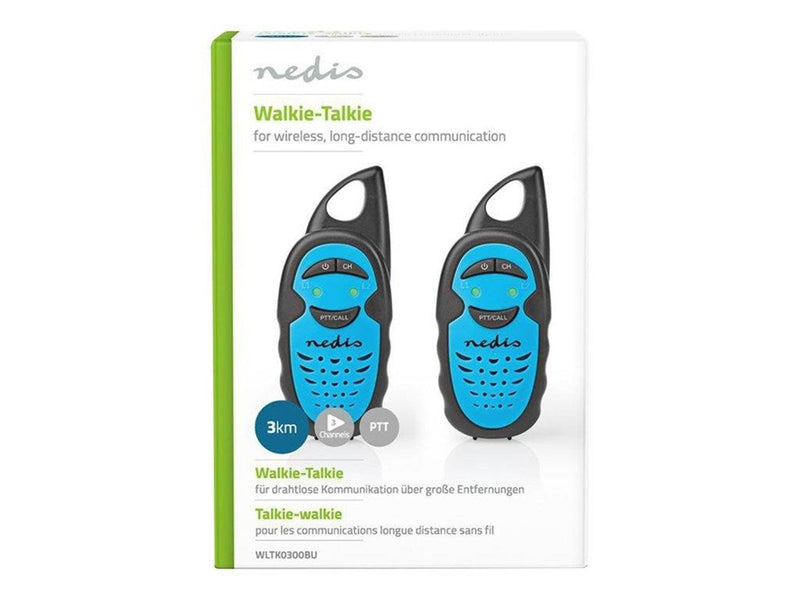 Nedis Walkie-Talkie WLTK0300BU two-way radio - PMR