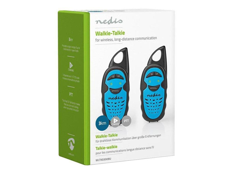 Nedis Walkie-Talkie WLTK0300BU two-way radio - PMR