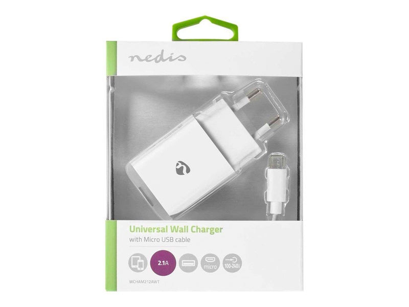 Nedis WCHAM212AWT power adapter - USB - 10.5 Watt