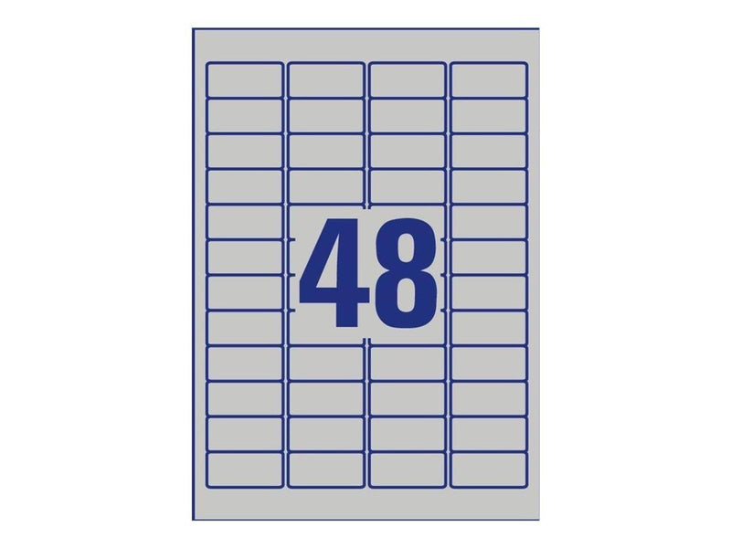 Avery Zweckform - labels - matte - 384 label(s) - 45.7 x 21.2 mm