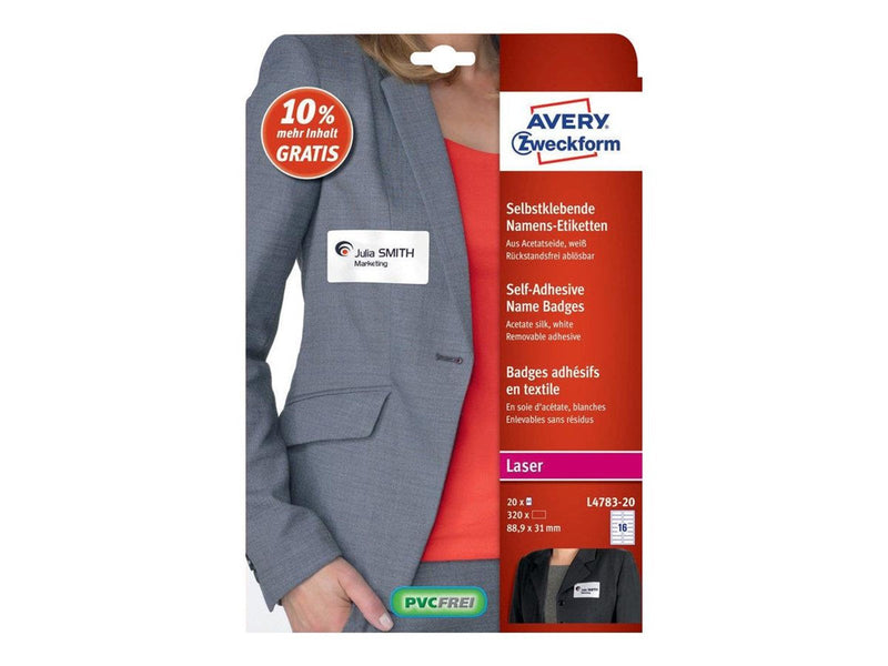 Avery Zweckform - labels - 320 label(s) - 88.9 x 31 mm