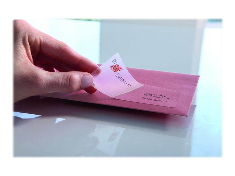 Avery L4770 - transparent address labels - 1000 pcs. - 25.4 x 45.7 mm