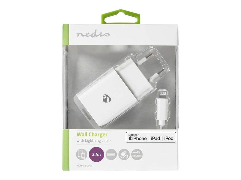 Nedis WCHAL242AWT power adapter - USB - 12 Watt
