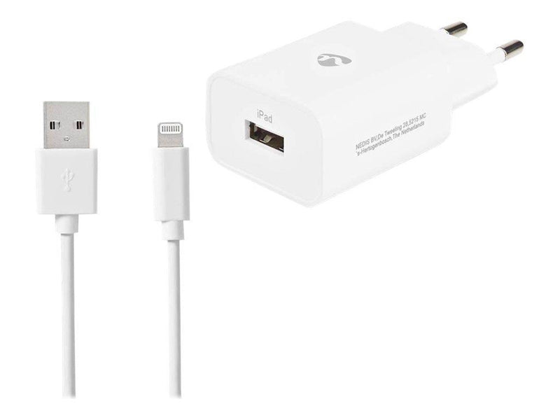 Nedis WCHAL242AWT power adapter - USB - 12 Watt
