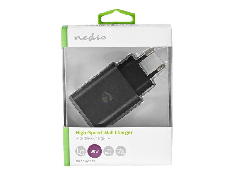 Nedis power adapter - 24 pin USB-C - 30 Watt