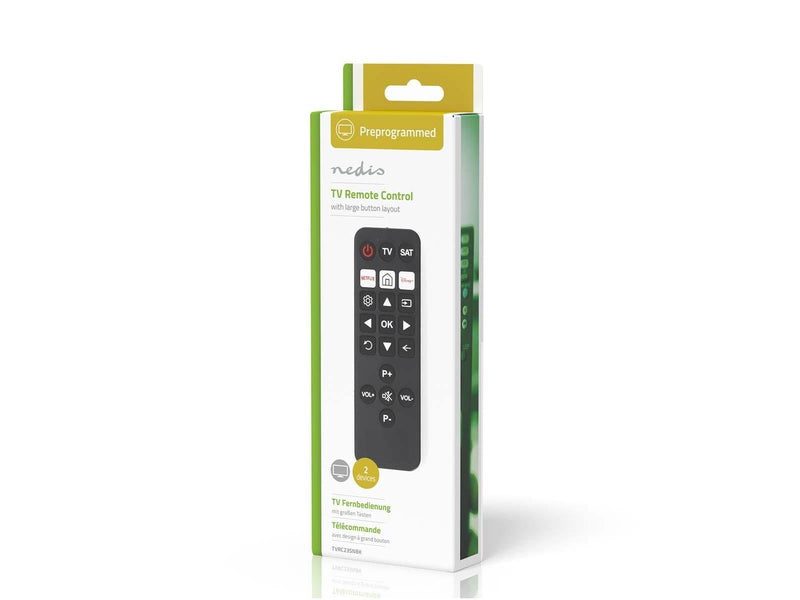 Nedis TVRC23SNBK remote control