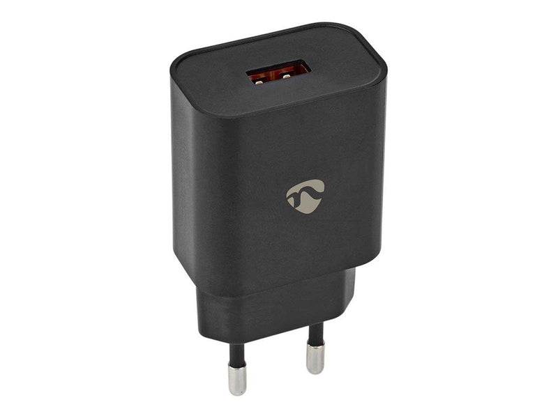 Nedis WCQC302ABK power adapter - USB - 18 Watt