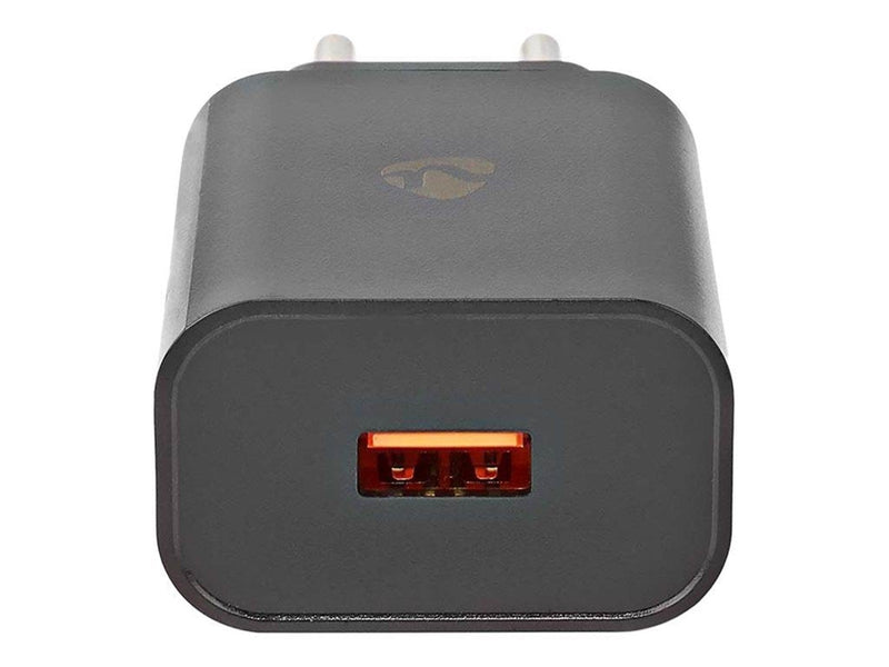 Nedis WCQC302ABK power adapter - USB - 18 Watt