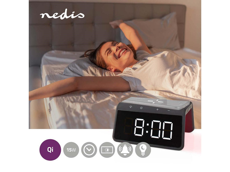Nedis WCACQ30BK alarm clock