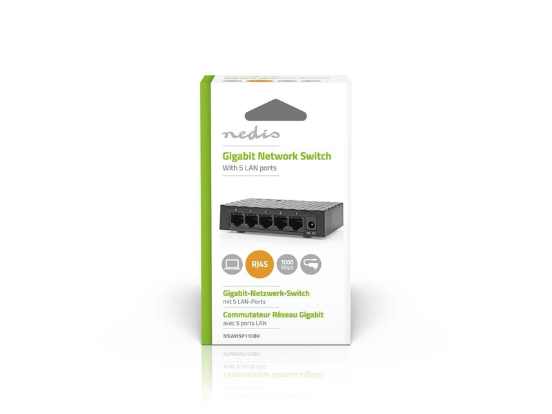 Nedis NSWH5P110BK network switch