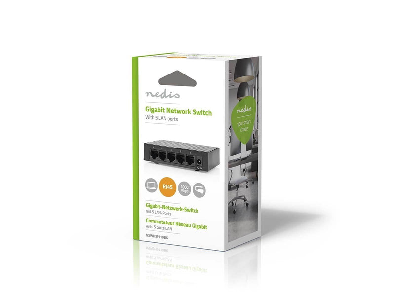 Nedis NSWH5P110BK network switch