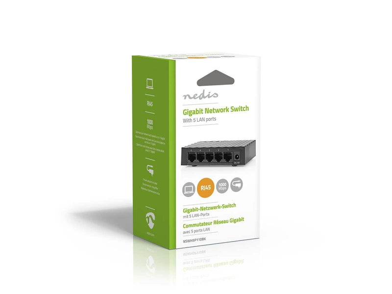 Nedis NSWH5P110BK network switch
