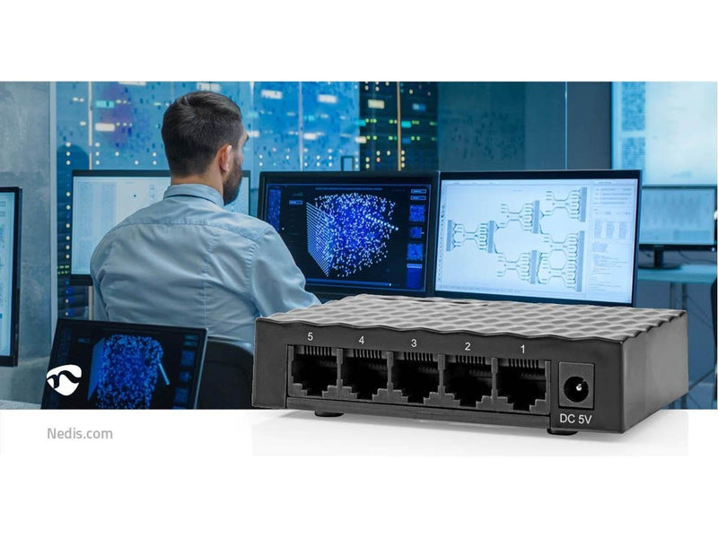 Nedis NSWH5P110BK network switch