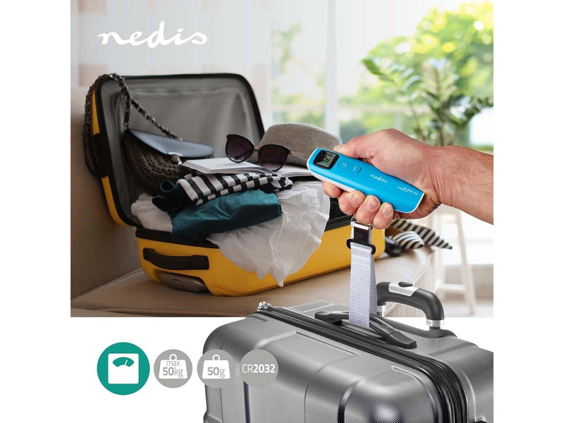 Nedis SCLU112BU luggage scales