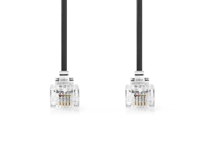 Nedis TCGL90200BK20 telephone cable