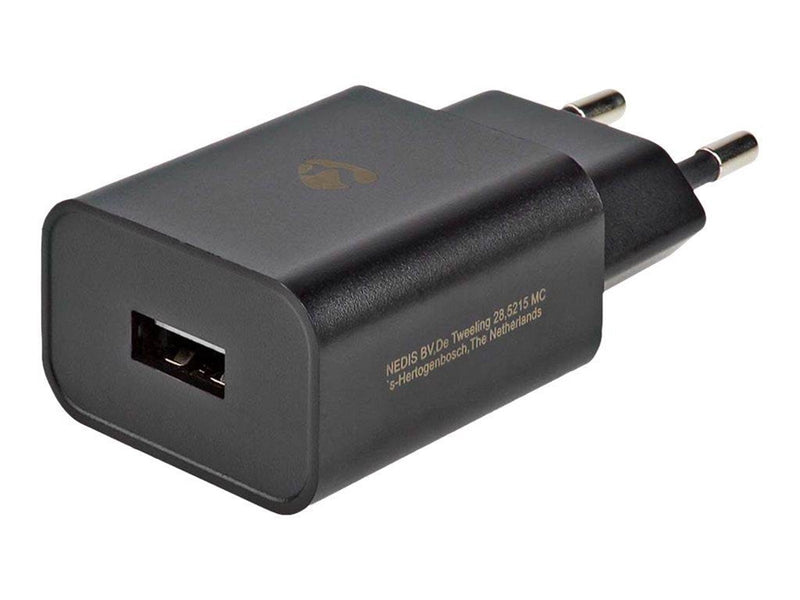 Nedis WCHAU242ABK power adapter - USB - 12 Watt