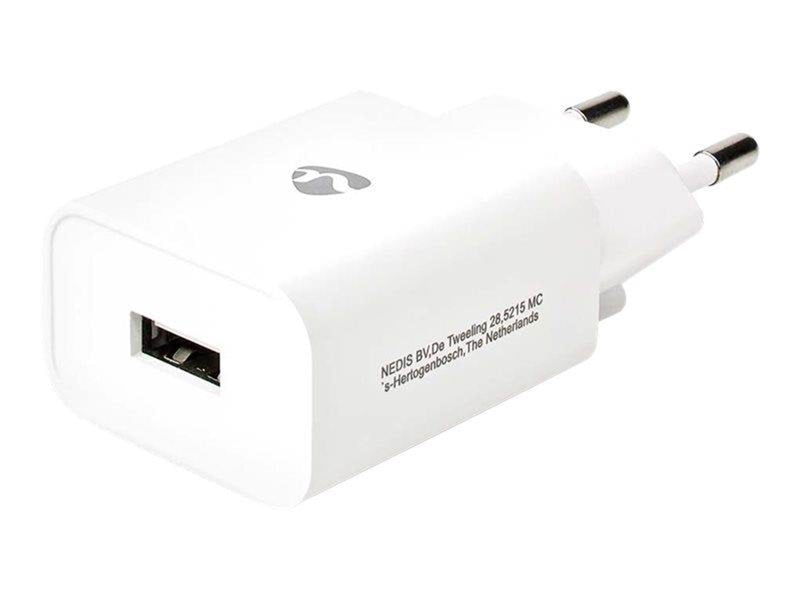 Nedis WCHAU242AWT power adapter - USB - 12 Watt