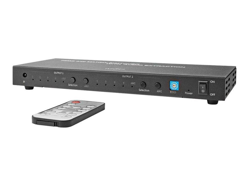 Nedis - video/audio switch - 4 x 2