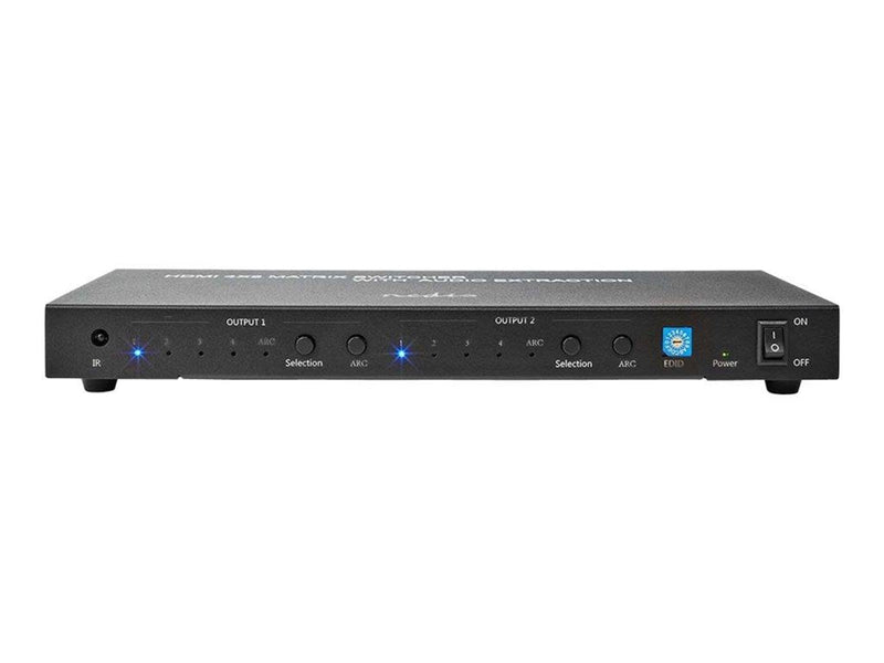 Nedis - video/audio switch - 4 x 2