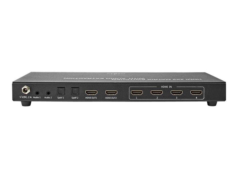 Nedis - video/audio switch - 4 x 2
