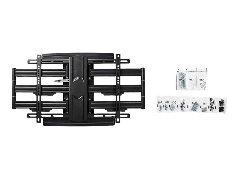 Nedis TVWM6551BK bracket - full-motion - for TV - black 70 kg 80" 200 x 100 mm