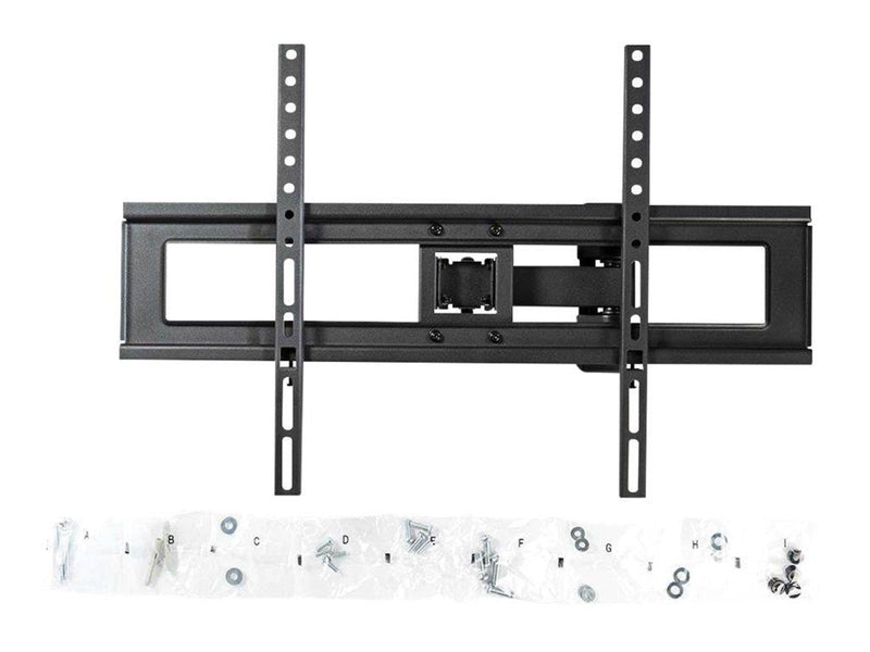 Nedis TVWM1450BK bracket - full-motion - for TV - black 35 kg 70" 100 x 100 mm