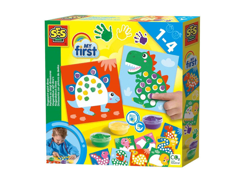 My First - Fingerprint Paint Dinos