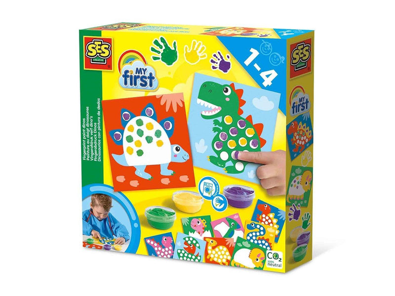 My First - Fingerprint Paint Dinos