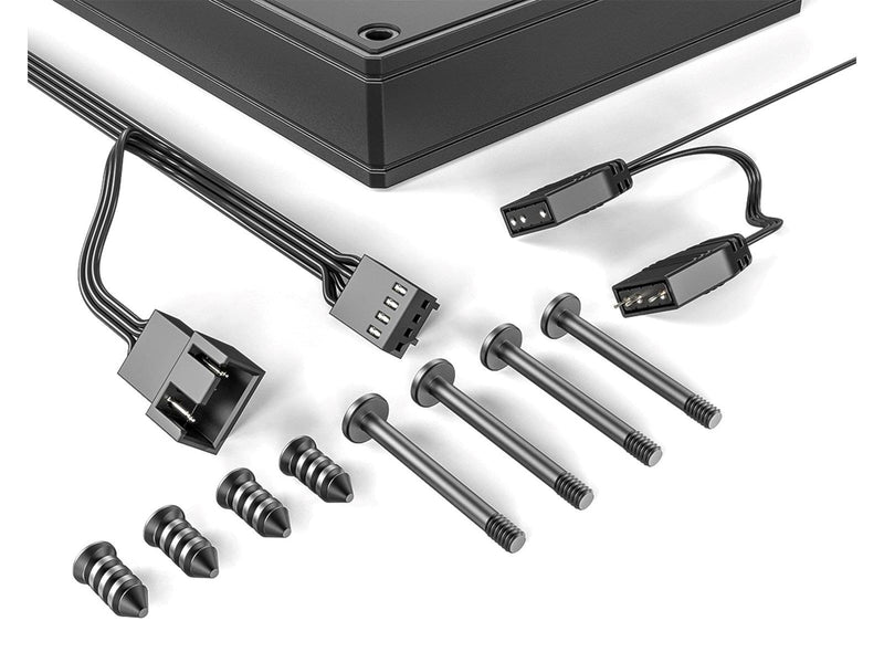ID-Cooling AS-120-ARGB-K TRIO - Gehäuselüfter - 120mm - Schwarz - 27 dBA