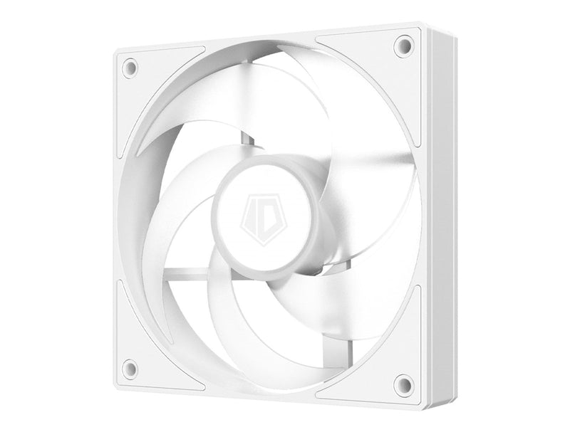 ID-Cooling AS-120-ARGB-W TRIO - Gehäuselüfter - 120mm - Weiß mit RGB-Beleuchtung - 27 dBA