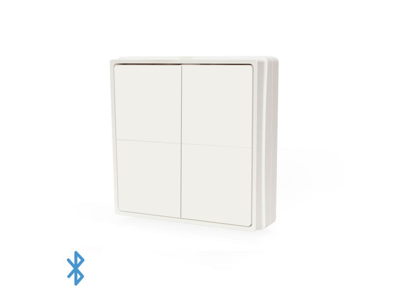 Shelly BLU Wall Switch 4 Standalone - Batteriebetriebener Taster