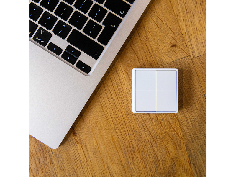Shelly BLU Wall Switch 4 Standalone - Batteriebetriebener Taster