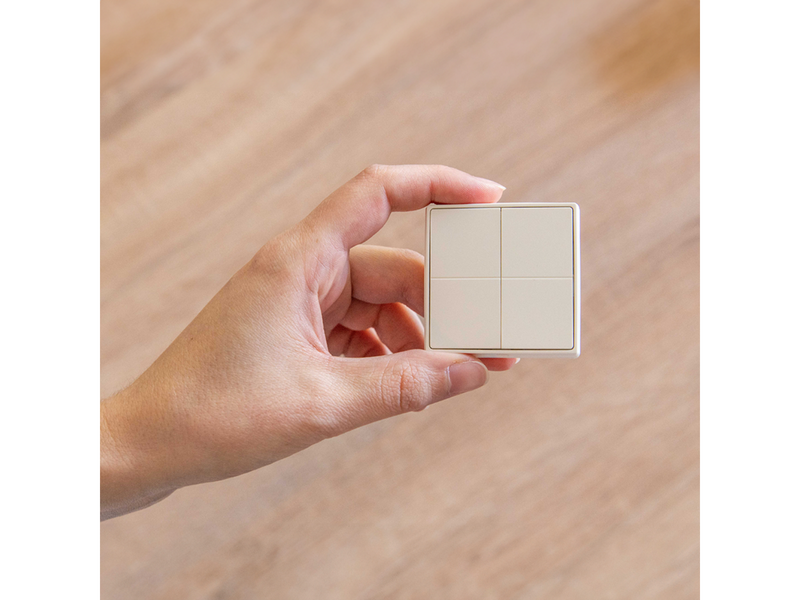 Shelly BLU Wall Switch 4 Standalone - Batteriebetriebener Taster