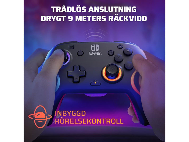 PDP Afterglow Wave - Black - Wireless - Wireless Controller - Nintendo Switch