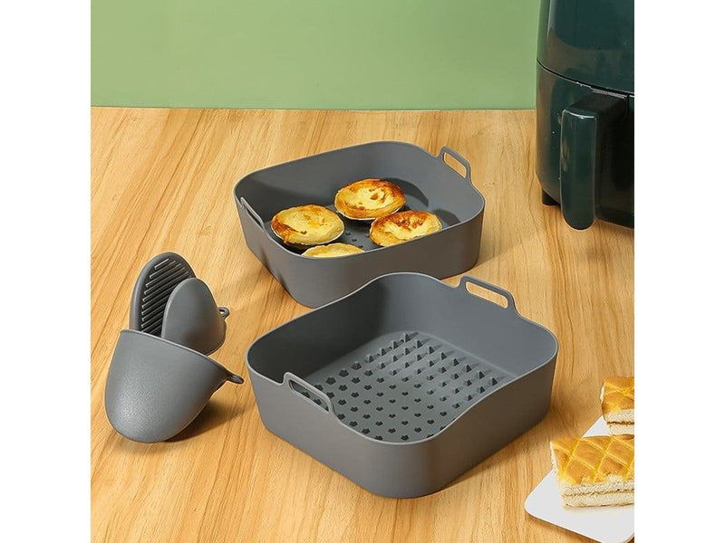 Scandinavian Collection - Airfryer silicone moulds square Ø22cm